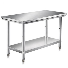 Heavy Duty Workbenches Stainless Steel Prep Table, 40 x 20 inches