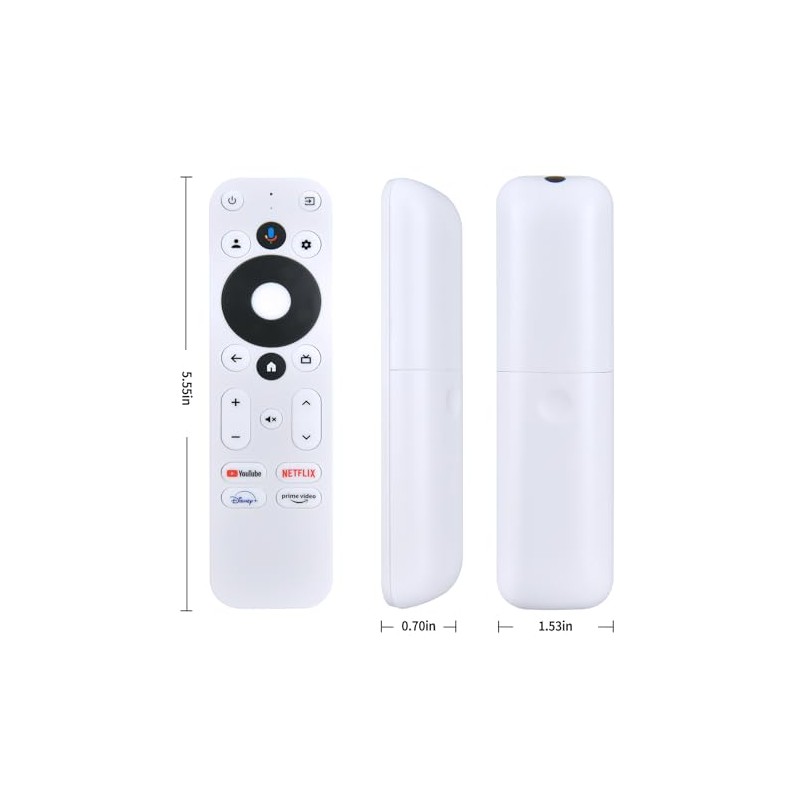 PZL Replacement Voice Remote Control Compatible with Dynalink 4K Smart
