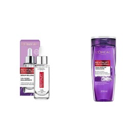 L'Oreal Paris Serum Facial Anti Arrugas Acido Hialuronico Revitalift L'Oreal Paris+L'Oreal Paris Agua Micelar Con Acido Hialuronico 200 Ml. L'Oreal Paris
