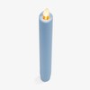 Luminara Flameless Candle Taper (1" x 9.5") Melted Top Real