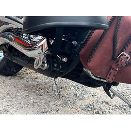 Saint Christopher Gremlin Bell for Motorcycles Biker Protection w/MC TIRE Wristband