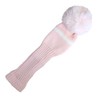 Classic Knit Spandex Pom Pom Golf Headcovers for Drivers, Fairway