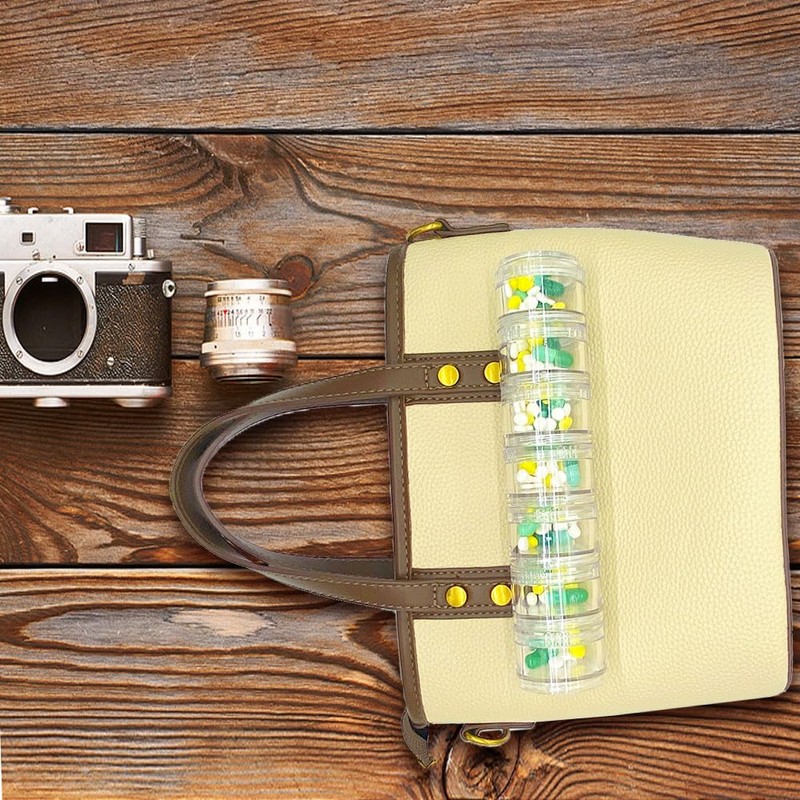 HaiSea Weekly Travel Pill Planner-Monthly Pill Organizer, Daily Month Pill