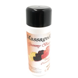 Massage Oil Gummy Bear Edible 100 ml with Gummy Bears Aroma Can Be Used Orally Very Lubricant