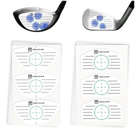 RX PRECISION - Golf Impact Tape - 300 Labels/Label - Iron/Driver - Mixed - for Left-Handed and Right-Handed Users - FACETAPE - Sweet Spot Analysis - SCHWUNGTRAINER