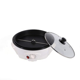 BANLICALI Coffee Roaster, 110V 800W Stainless Steel Electric Coffee Roaster with Non-stick Pan, 300-500g Auto-matic Nuts Coffee Bean Roaster for, for Homes, Cafes, Hotels