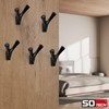 SOTECH Bico Double Hooks Matt Black 82 x 71 x