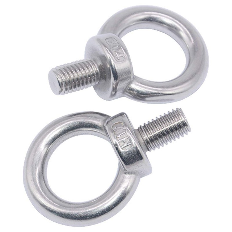 Pack of 20 eye screws with external thread for lifting