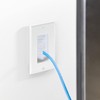 kwmobile 4 x Flush-Mounted Cable Grommet with Brush – Flush-Mounted