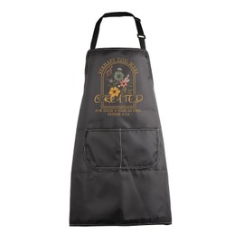 MBMSO Christian Chef Apron Biblical Gift Bible Verse Kitchen Apron Perhaps You were Created for Such Time as This Esther 4:14 (Esther 4:14 Apron-b)
