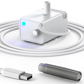 Dog Water Fountain Stainless Steel, 11L/2.8Gal Large Pet Water Fountain for Large Dogs Inside, Dog Fountain Water Bowl Dispenser with Visible Window & LED, Ultra Quiet for Dogs and Multi-Pet (Pump)