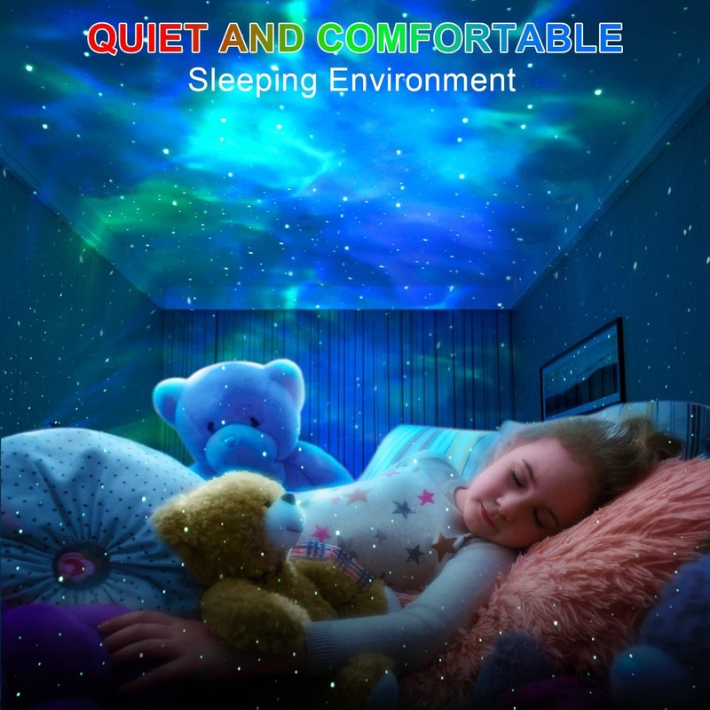 Recsg Star Projector Galaxy Night Light - Astronaut Star Nebula