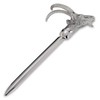 H.Bauer jun. Smooth Stainless Steel Letter Opener with Capricorn Design