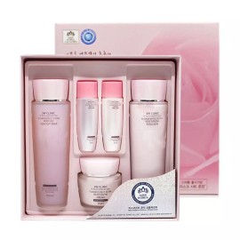 3W 초보습 플라워 모이스쳐링 3종세트 에멀젼 크림 3W Hydrating Flower Moisturizing 3-Piece Set Emulsion Cream