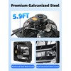 8 Inch Shutter Exhaust Fan for Chicken Coop 760 CFM,