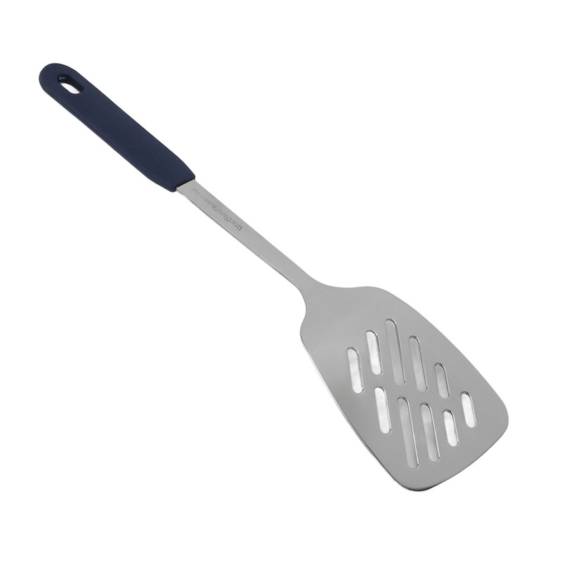 Cooking Spoon Rustproof Smoothly 304 Stainless Steel Spatula Skid Resistant