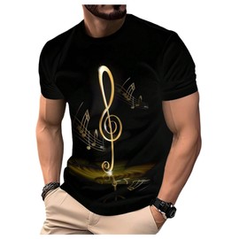 VIPWOLF Men's Color Block Short Sleeve Casual T Shirts Crew Neck Letter Graphic Tees Summer Tops Black Large