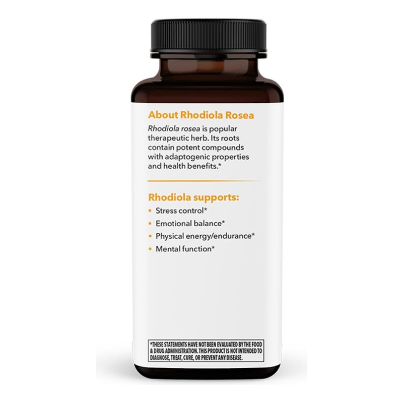 LifeSeasons Rhodiola Root 600mg Suplemento Alimenticio Raíz Adaptógena Traditionally Used