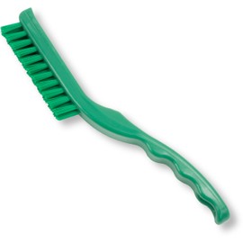 SPARTA Detail Brush Grout Brush, Crevice Brush with Hanging Hole for Bathroom, Kitchens, Countertop, Plastic, 9 Inches, Green, (Pack of 6)