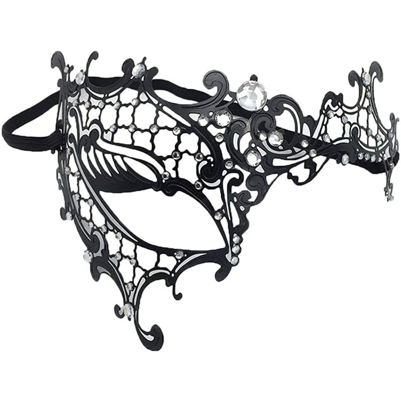 2PCS Couples Pair Mardi Gras Venetian Masquerade Masks Set, Party