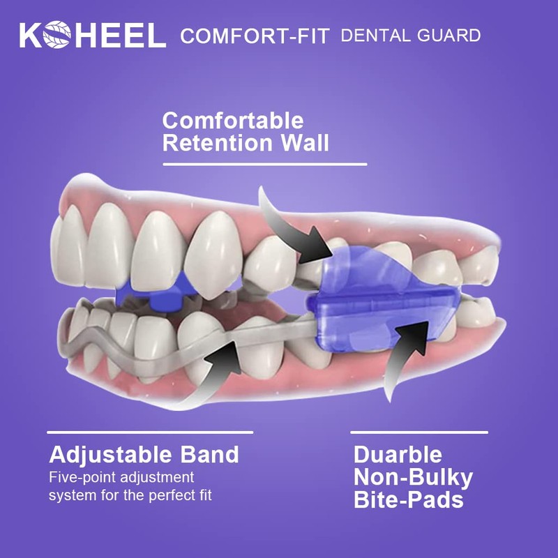 KOHEEL Adjustable Bite Splint for Bruxism, Teeth Grinding Splint, Instant