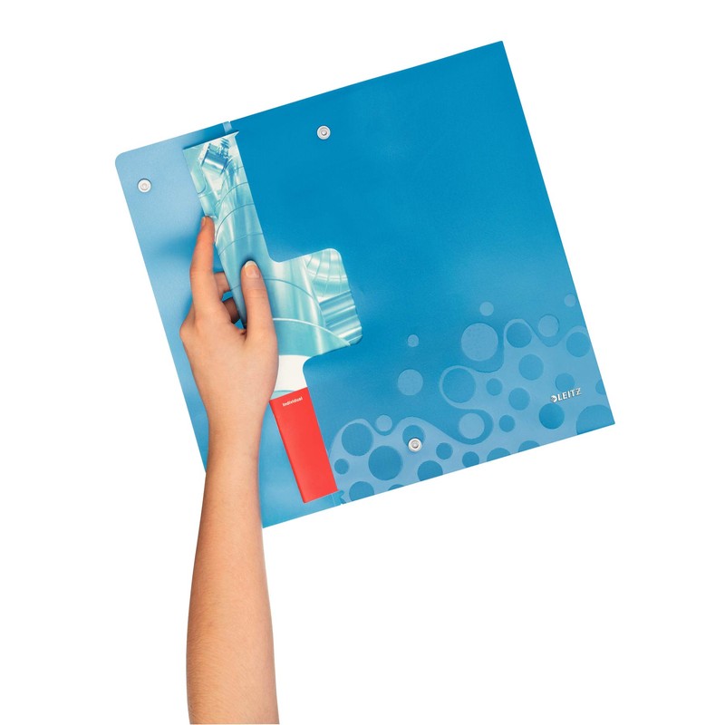 Leitz Wow A4 Document Wallet - Assorted Colours (Pack of