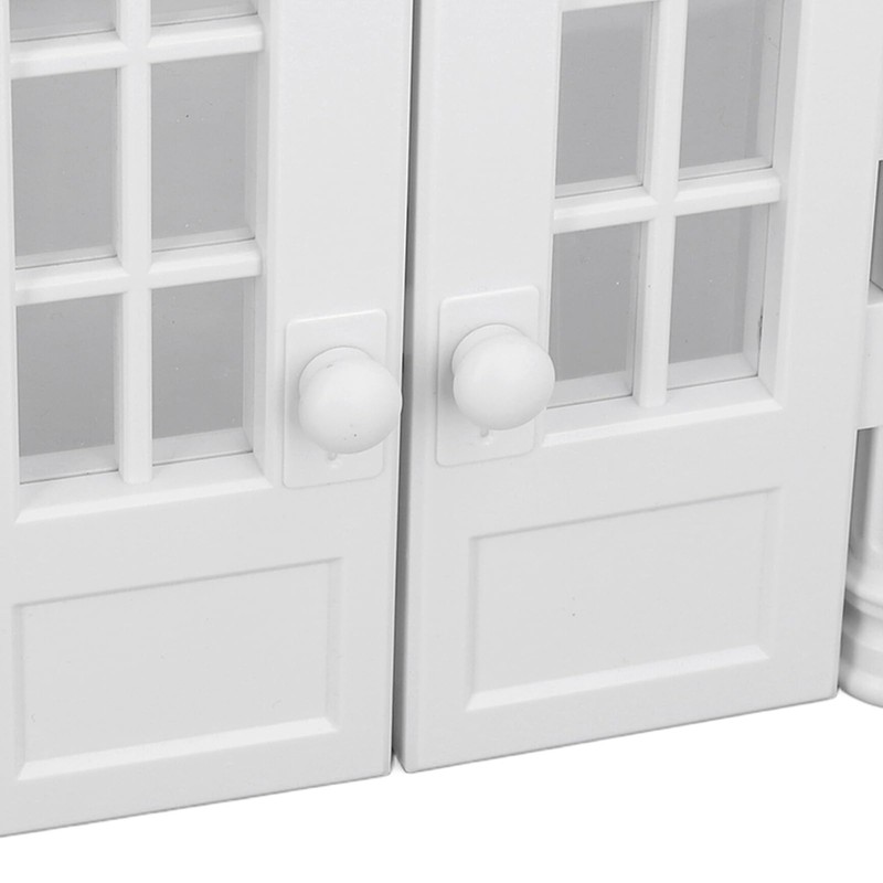 GLOGLOW Puerta para Gatos con Portal Francés, Puerta Interior para
