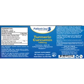 Turmeric Curcumin 1000mg - 60 Capsules