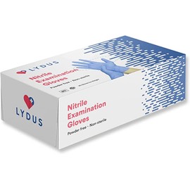 Old South Trading - OSTC Lydus 4 Mil Latex Free Nitrile Textured Finger Exam Gloves - Large (Box of 100)