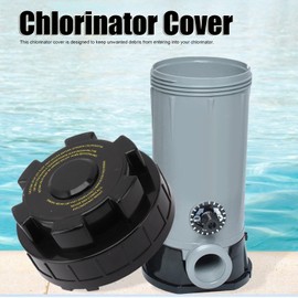 CL220 Chlorinator Cover with O Rings Gasket Tight Sealing Chlorinator Cover for CL200 Chlorinator Feeder