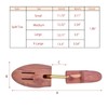tongzaner Cedar Shoe Tree for Men, Adjustable Wooden Shoe Stretcher