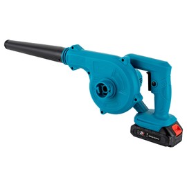 Bacacoo Cordless Leaf Blower, 2-in-1 Electric Handheld Sweeper/Vacuum with Lithium Battery Battery Handheld for Blowing Leaf, Cleaning Dust, Small Trash, Car (Blue)