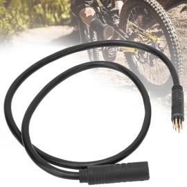 HilBeliFU 9 Pin Electric Bike Cable, Female to Male Electric Bike Connector Cable with Marking, Extension E Bike Conversion Cable Wheel Hub Motor Replacement Parts, 1.5x600mm