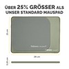 Fellowes Breyta Extra Großes Ergonomisches Mauspad Salbeigrün – rutschfeste Gummibasis,