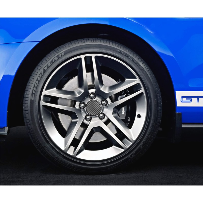 Biomar Labs 4 x Center Hubcaps, Compatible with Ford Centre
