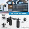 YogePote Heavy Duty Slide Gate Roller Guide with Steel L