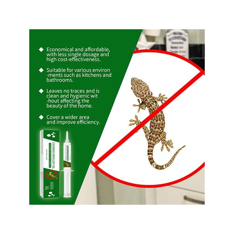 Gecko Repeller Indoor - Oorch Reptile Bait Gel,Multifunctional Fast Acting