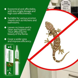 Gecko Repeller Indoor - Oorch Reptile Bait Gel,Multifunctional Fast Acting Gecko Bait Gel for Garden, Lawn, Porch, Apartment, Yard, Balcony
