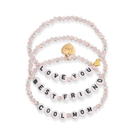 Mother's Day Gifts for Mom Bracelets Happy Mother's Day Gift for Mama Easter Birthday Christmas Best Friend Jewelry(Cool Mom)