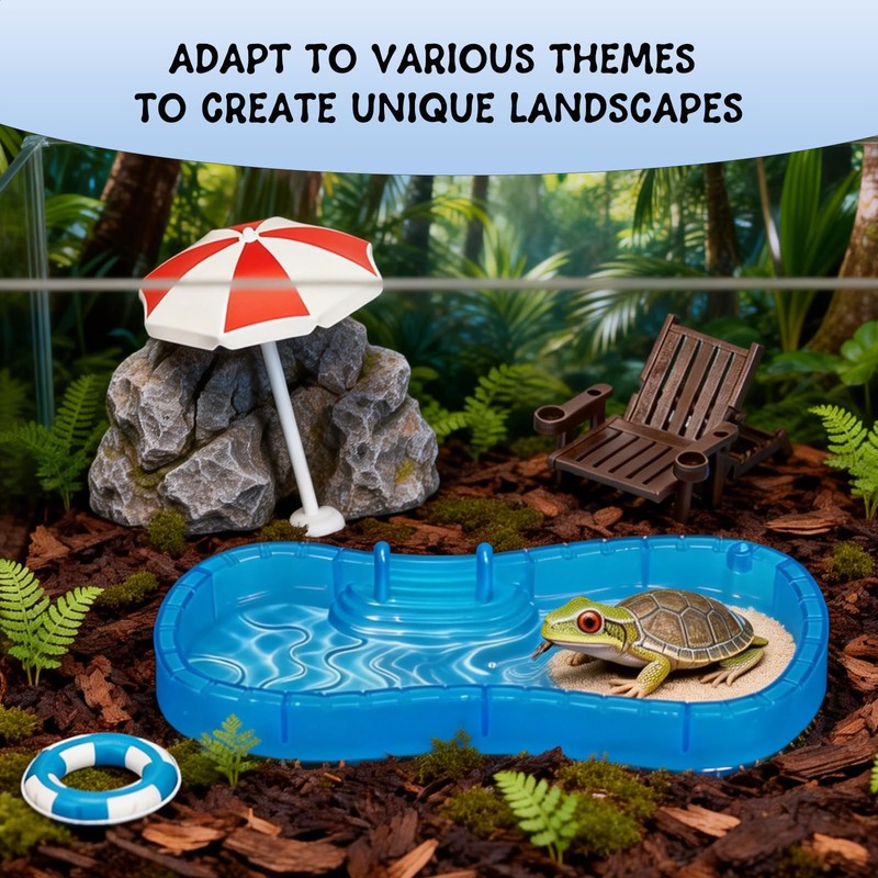 Tree Frog Tank Accessories Toad Habitat Decoration Frog Terrarium Decor