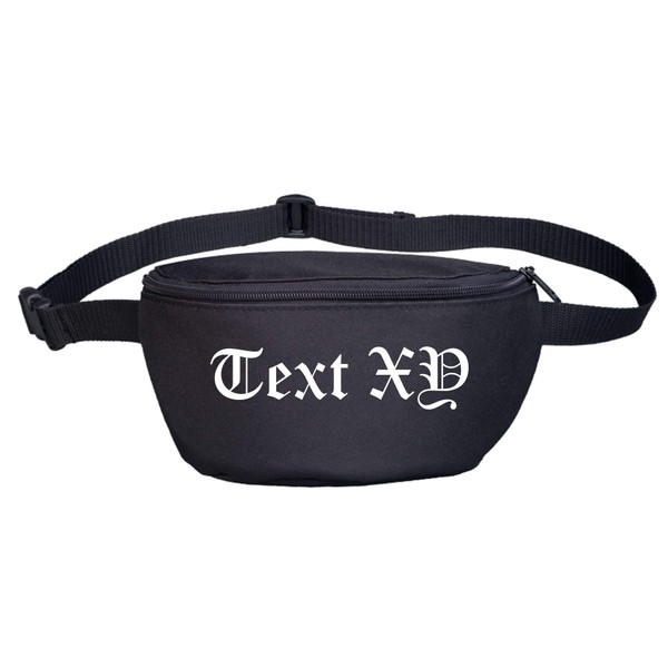 Bum Bag with Desired Text – Old German – Printed