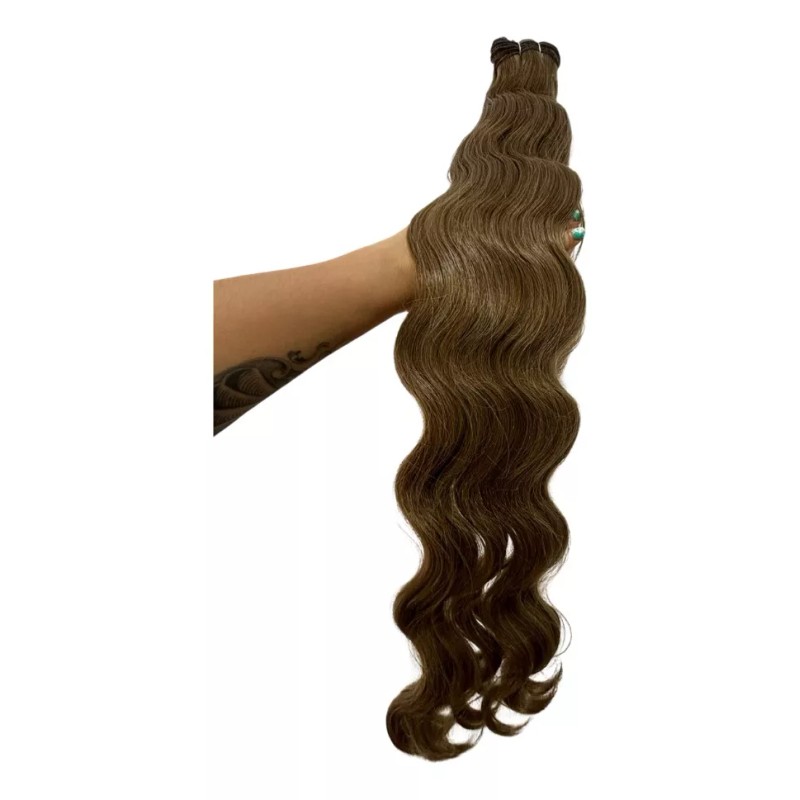 Remy Glamm Extensiones Fibra Colombiana Ondulada Extra Larga 200g