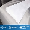 DMI Waterproof Flannel Rubber Sheeting, White, 36 X 54