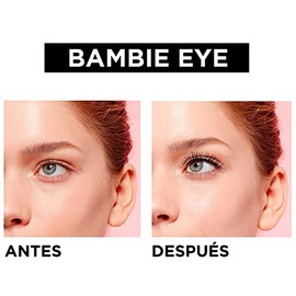 LOréal Paris Mascara de pestañas lavable False Lash Bambi Extra Negro 9.1ml                                                                           