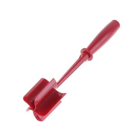LIDOUK Meat Chopper, Meat Chopper for Cooking, Mince Masher, Ground Beef Masher Tool, Versatile Kitchen Tool for Mince Masher (Red)