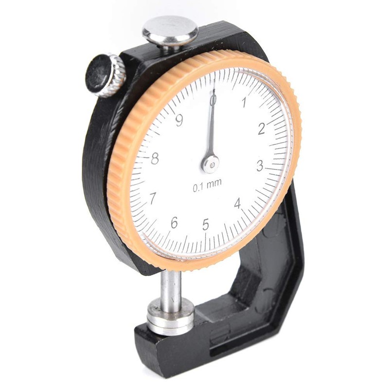 Thickness Caliper, 0~10mm Thickness Gauge Flat Head Thickness Tester Thickness