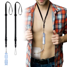 Healvaluefit Peritoneal Dialysis Catheter Holder for Baxter with Adjustable PD Catheter Lanyards, Peritoneal Dialysis Accessories for Shower Protection & Easily Take Off (Blue)
