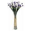 ARTIMATIC Plantas Artificiales Moradas 10 Piezas Extendibles 30-38 Cm