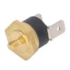 5PCS KSD301 Copper Thermostat Bimetal Normally Closed M4 Snap Disc