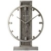 Bulova B1864 Streak Tabletop Clock, Aged Silver-Tone 2.63 x 12